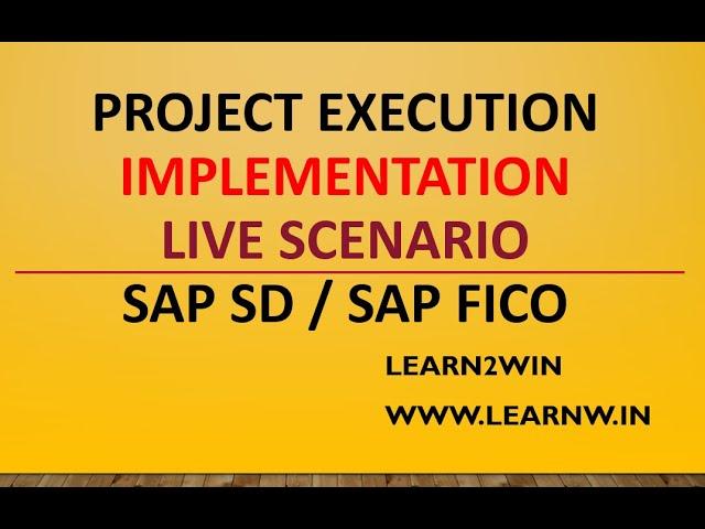 sap sd project | fico project | sap sd live scenarios | sap fico live project | sap implementation