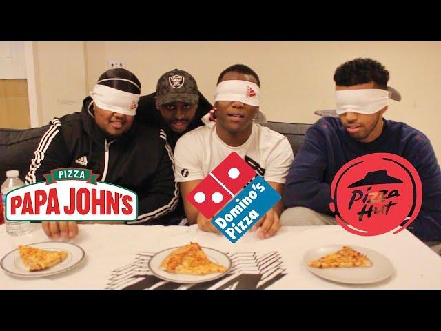 BLINDFOLD PIZZA TASTE TEST CHALLENGE