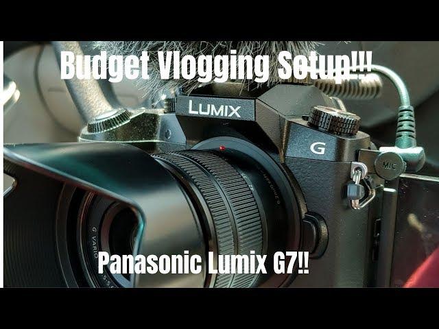 A great budget vlogging setup!! The Lumix G7!!