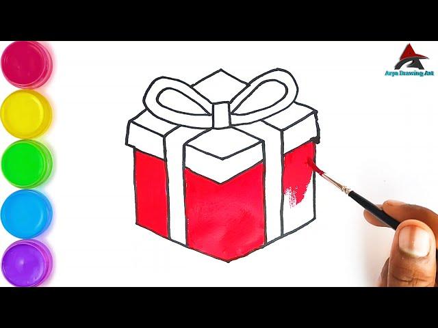 HOW TO DRAW A GIFTS BOX  DRAWING  || EASY DRAWING || #20 DRAWING VIDEO )