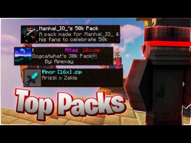 Top 3 BEST Bedwars Packs! (1.8.9)