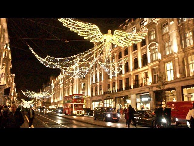 London's West End Christmas Lights & Streets 2023
