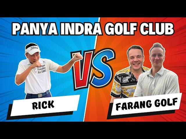 Farang Golf VS Rick Shiel.. Batman! | Yögolfia Panya Indra Golf Kentällä Bangkokissa