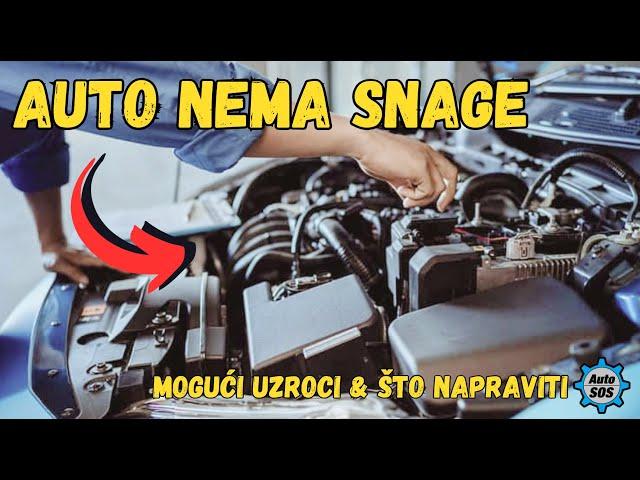 Auto Slabo Vuče - uobičajeni uzroci