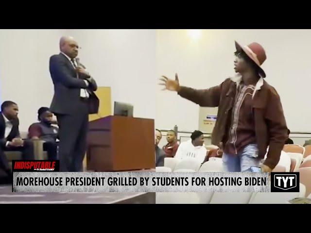 WATCH: Students GO OFF On College President For Hosting Biden