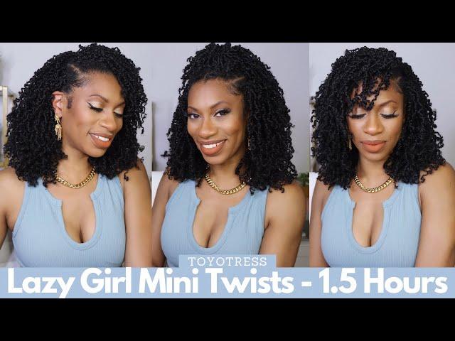 LAZY GIRL Crochet, Look so natural, less than 2 hrs! Mini Passion Twists ft. TOYOTRESS Yanky Twists