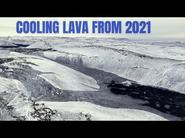 The Fagradalsfjall Eruption Site Revisited - Snow as Lava Thermometer