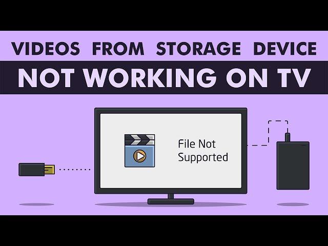 USB storage device videos not playing on TV fix 100% tested and working!!