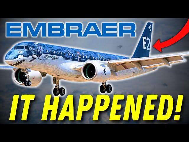 The NEW Embraer E2 Will DESTROY The Entire Aviation Industry! Here's Why