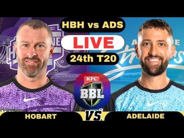 Adelaide Strikers Vs Hobart Hurricanes 24th T20 Highlights || Hbh Vs Ads 2025 Highlights