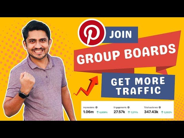 How To Join Pinterest Group Boards | Find Group Boards On Pinterest And Get Free Traffic Fast