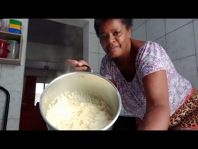 fazendo o almoço de hoje segunda feira