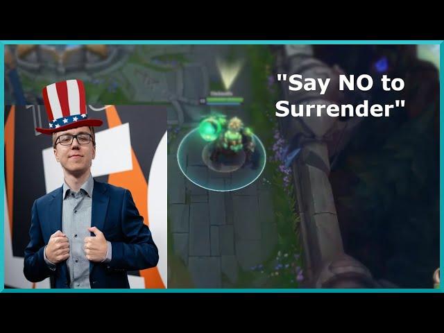 Bausffs rejects the Surrender Vote | LoL-Clips Twitch Clips