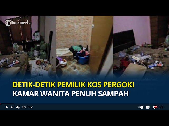 Detik-detik Pemilik Kos Pergoki Kamar Wanita Berantakan Penuh Sampah, Ketahuan Gegara Lantai Banjir