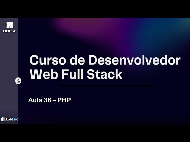 Aula 36 - PHP