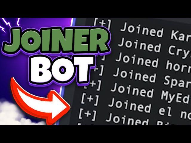 FREE BOT Joins Users To ANY SERVER! How to use it!