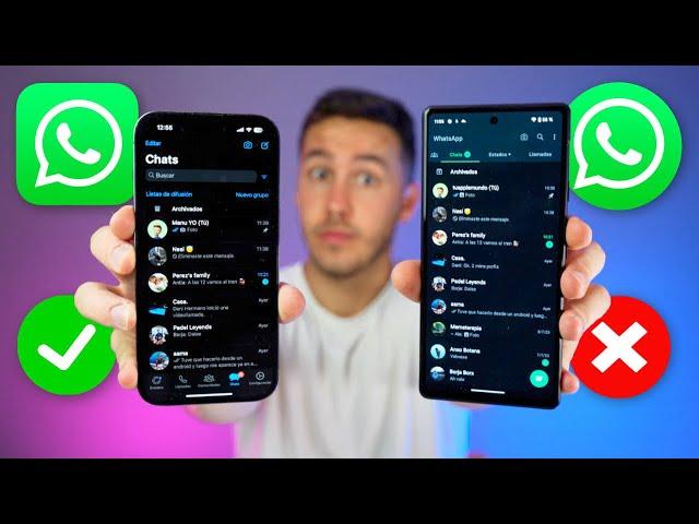 WhatsApp on iPhone vs Android  One is MUCH BETTER 