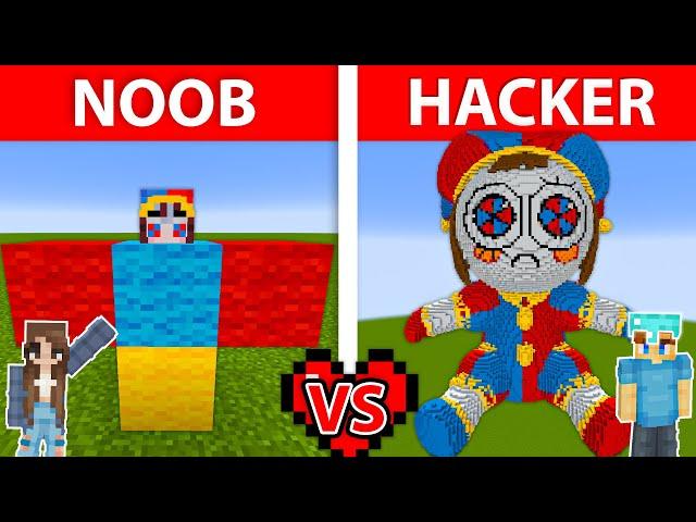 NOOB vs HACKER: Jag Fuskade I Ett POMNI Build Battle Mot Min CRUSH!