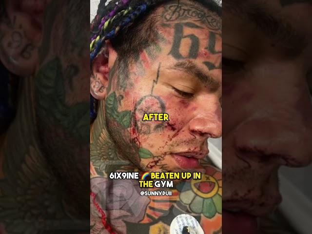 6ix9ine BEATEN up in the gym  #6ix9ine