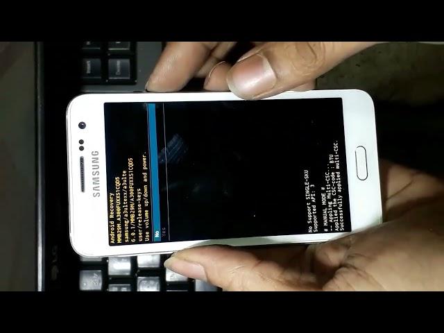 Samsung a3 (sm310f) Hard Reset ||‌Unlock Pin,Pattern, Password Lock