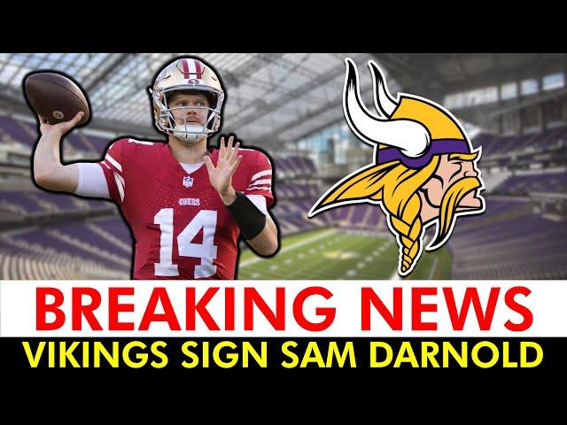 BREAKING: Vikings SIGNING Sam Darnold In 2024 NFL Free Agency | The Kirk Cousins Replacement?