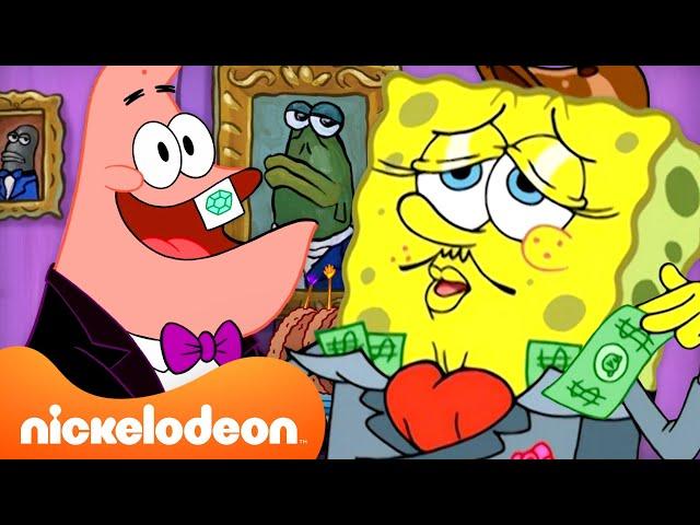 SpongeBob’s Fanciest Moments in Bikini Bottom for 45 MINUTES ‍️ | Nicktoons