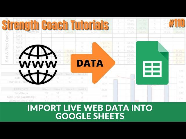 Import Live Web Data to Google Sheets With One Formula