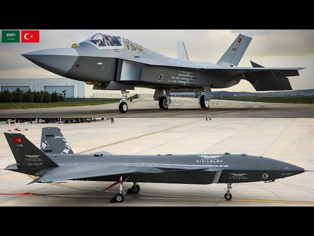 Saudi Arabia Shows Interest in Turkish KAAN Fighter, KIZILELMA Combat Drone