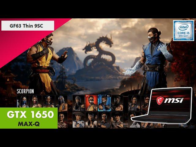 Mortal Kombat 1 GTX 1650 Max Q + i5 9300H - TEST