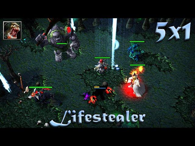 Lifestealer 5x1 Rampage Low HP DotA - WoDotA Top 10 by Dragonic