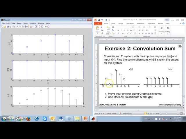 MATLAB EXERCISE - CONVOLUTION SUM