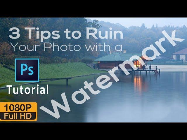 How to WATERMARK REMOVE from Photos in Photoshop for Beginners into 1 Minute