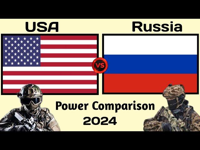 USA vs Russia military power comparison 2024 | Russia vs USA military power | world military power