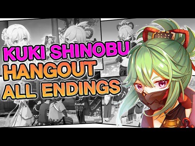 Kuki Shinobu Hangout Events All Endings + Achievements | Step by Step