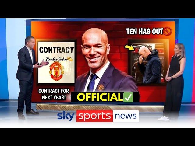  NOW Manchester United Zinedine Zidane COACH It's Finally OFFICIAL! | Exclusive On Sky Sports