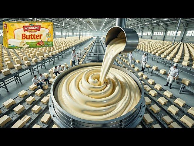 How Unsalted Butter is Made Inside the Factory Process Explained