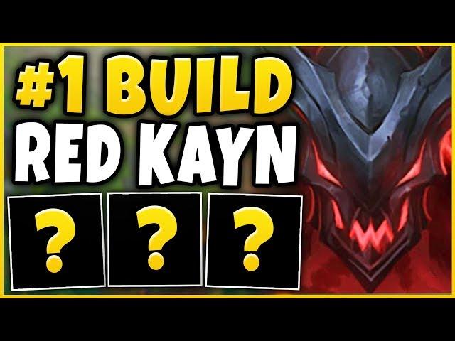 THIS IS 100% THE BEST BUILD FOR RED KAYN IN SEASON 9! ft. TF BLADE - League of Legends