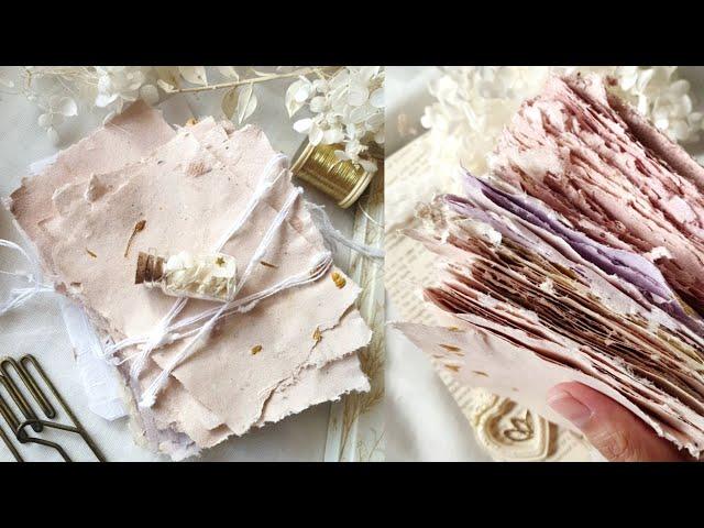 how to make 𝑠𝑜𝑓𝑡 handmade paper • tips & tricks in diy papermaking [tutorial]