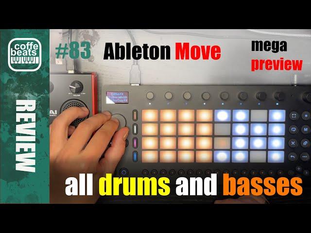 CoffeBeats #83 - Ableton Move - All drums and basses sounds preview!