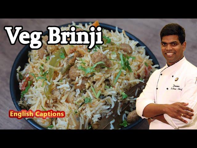 Brinji Recipe In Tamil | How to Make Vegetable Brinji Rice/ Sadham | CDK #261 | Chef Deena's Kitchen