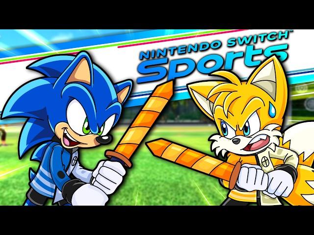 Sonic VS Tails in Nintendo SWITCH SPORTS!!