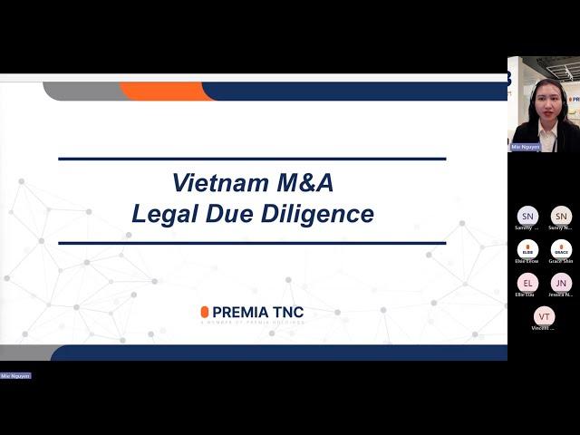 Vietnam M&A Legal Due Diligence (Summary)