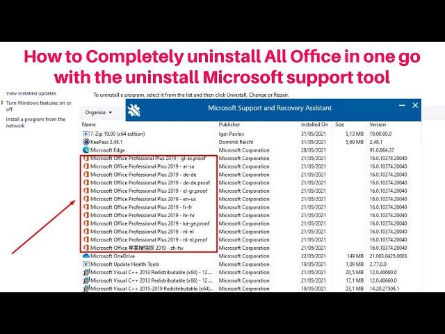 How to Completely uninstall Office with the uninstall Microsoft support tool | Uninstall Office