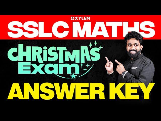 SSLC Christmas Exam Maths | Answer Key | Xylem SSLC