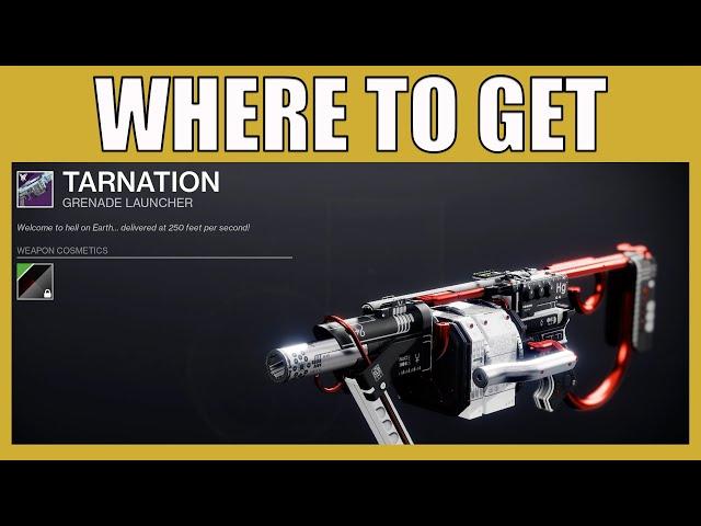 How To Unlock Tarnation Weapon Pattern Destiny 2 Witch Queen - How To Farm Tarnation Red Bar Weapon