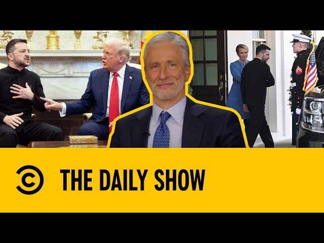 Trump vs. Zelenskyy: Heated Confrontation Over War & Peace | The Daily Show