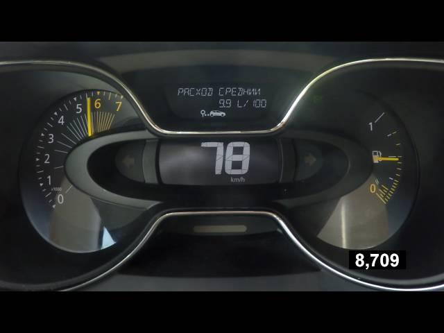 Renault Kaptur - Acceleration 0-100 km/h (Racelogic)