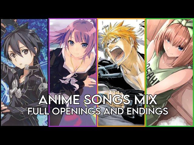 BEST ANIME OPENINGS AND ENDINGS COMPILATION #3 [FULL SONGS]