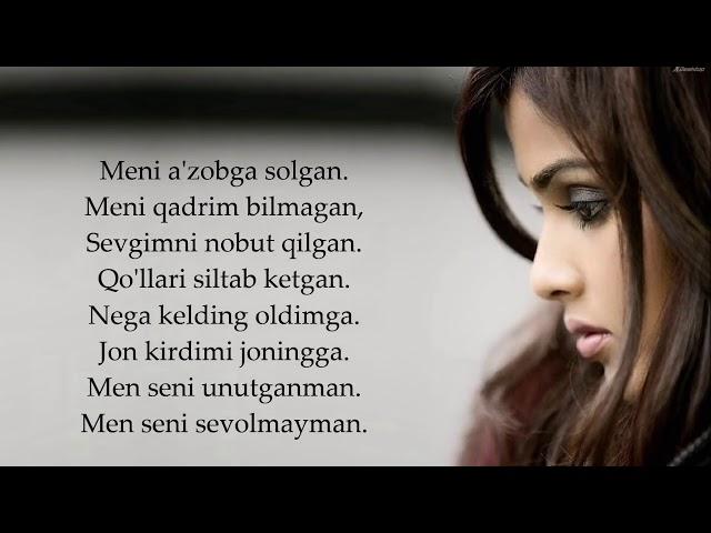 Ummon - Unut Beni |Lyrics|