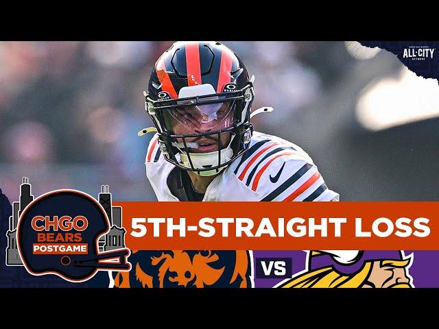 BEARS POSTGAME: Caleb Williams breaks Bears rookie passing record in 5th-straight loss | CHGO Bears